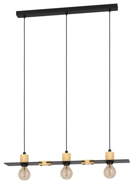 Lustră pe cablu BRAMERTON 3xE27/40W/230V Eglo 43752