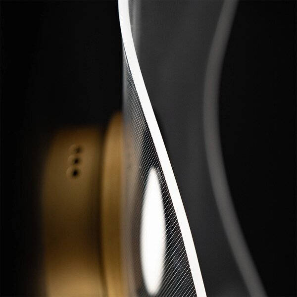 Altavola Design Velo lampă de tavan 1x30 W transparent-auriu LA101/CE1_gold