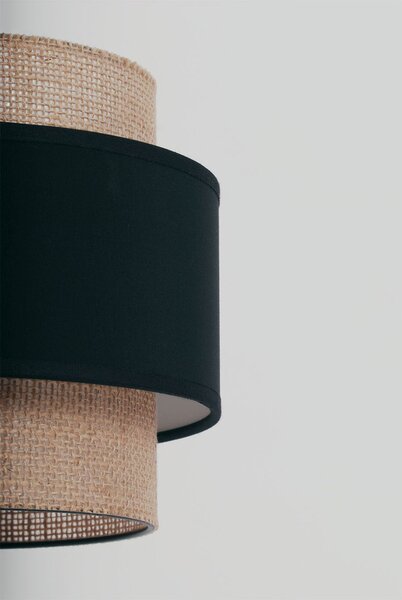 Kaja Gato lampă suspendată 1x40 W negru-bej K-5231