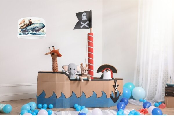 Lustră pentru copii OCEAN 1xE27/60W/230V