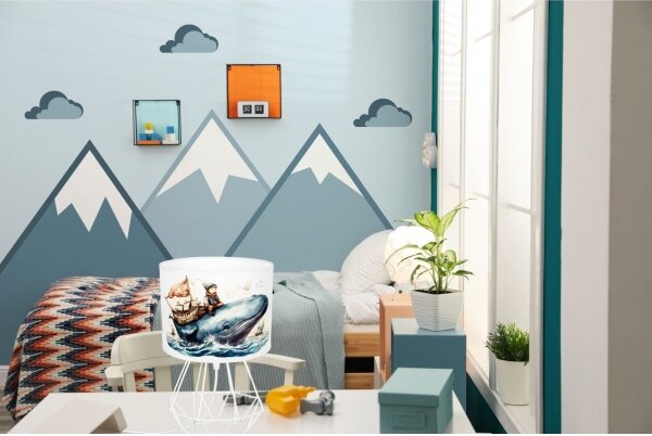Veioză pentru copii OCEAN 1xE27/60W/230V
