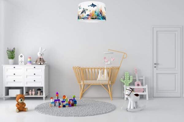Plafonieră pentru copii OCEAN 1xE27/60W/230V