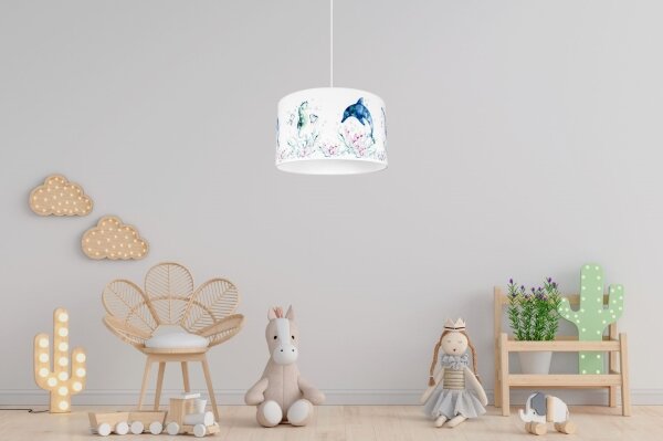 Lustră pentru copii OCEAN 1xE27/60W/230V