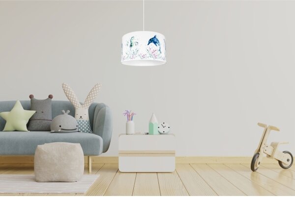 Lustră pentru copii OCEAN 1xE27/60W/230V