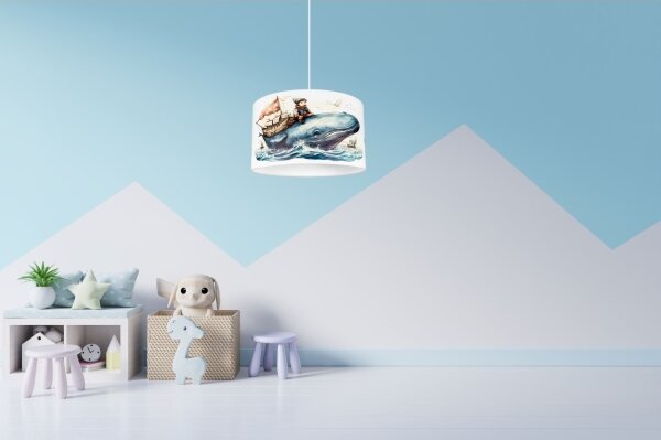 Lustră pentru copii OCEAN 1xE27/60W/230V