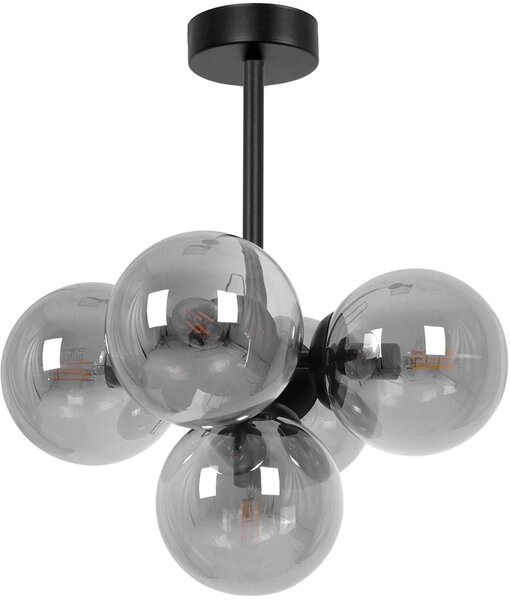 Kaja Megan lampă de tavan 5x10 W negru-grafit K-5364