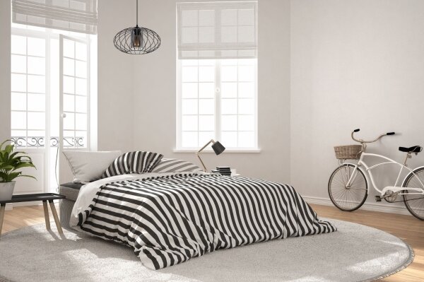 Lustră pe cablu CORRINI 1xE27/60W/230V d. 34 cm negru/gri