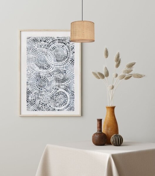 Lustră pe cablu IRMA 1xE27/60W/230V d. 20 cm