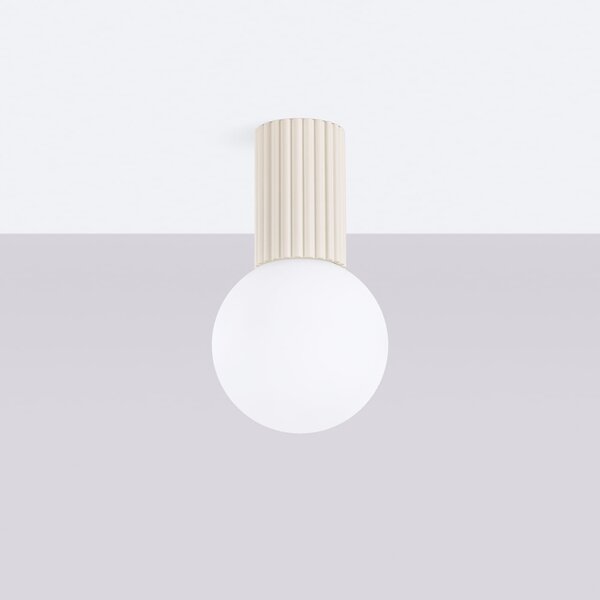 Sollux Lighting Halo lampă de tavan 1x8 W alb-bej SL.1718