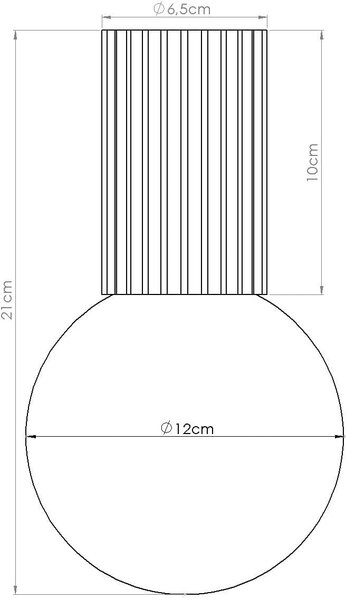 Sollux Lighting Halo lampă de tavan 1x8 W alb-burgundia SL.1748