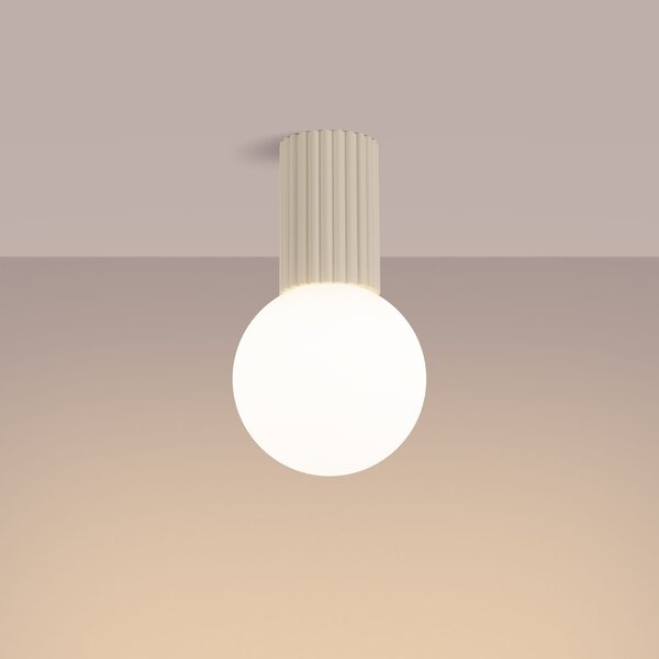 Sollux Lighting Halo lampă de tavan 1x8 W alb-bej SL.1718