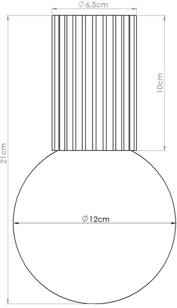 Sollux Lighting Halo lampă de tavan 1x8 W alb SL.1708