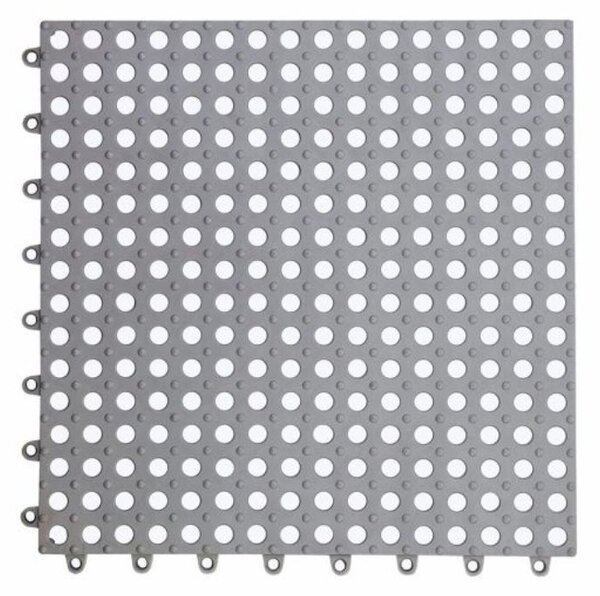 Covor antiderapant pentru baie, tip puzzle, 30x30 cm, grosime 2 mm, set 10 bucati