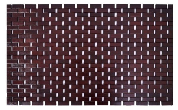 Covor baie, din bambus, dimensiuni 80x50cm, elemente anti-derapante