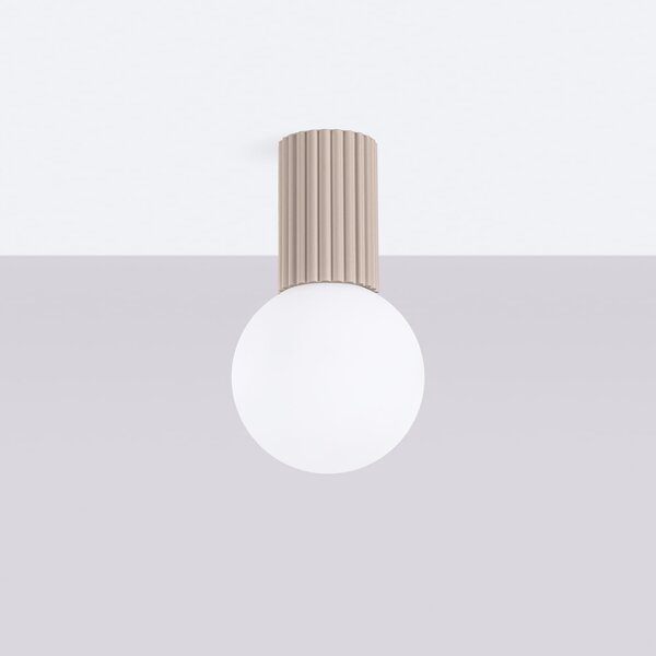 Sollux Lighting Halo lampă de tavan 1x8 W alb-bej SL.1743