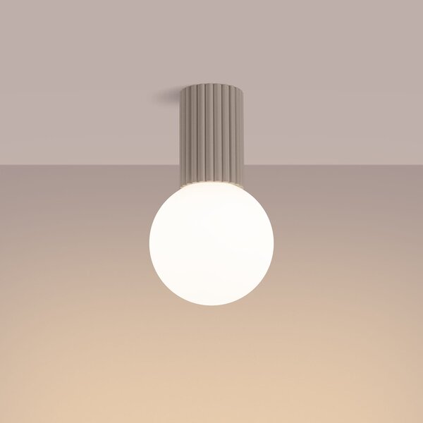 Sollux Lighting Halo lampă de tavan 1x8 W alb-bej SL.1743