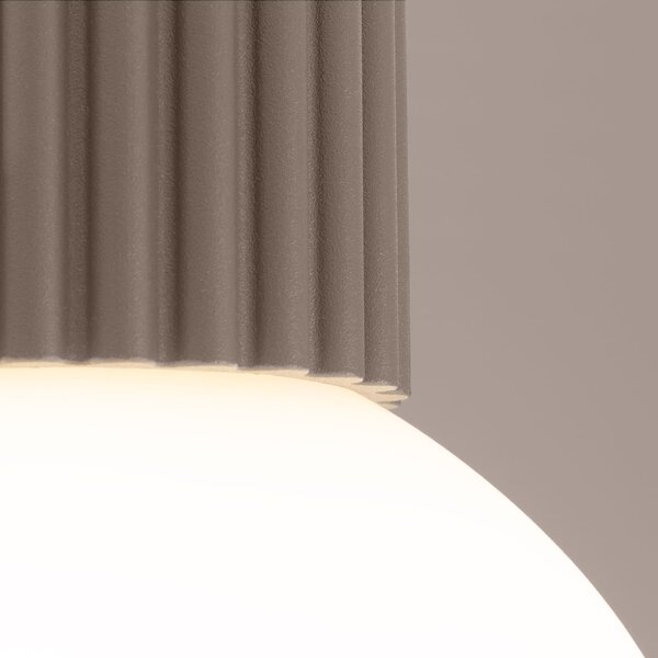 Sollux Lighting Halo lampă de tavan 1x8 W alb-bej SL.1743