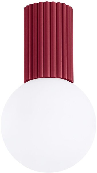 Sollux Lighting Halo lampă de tavan 1x8 W alb-burgundia SL.1748