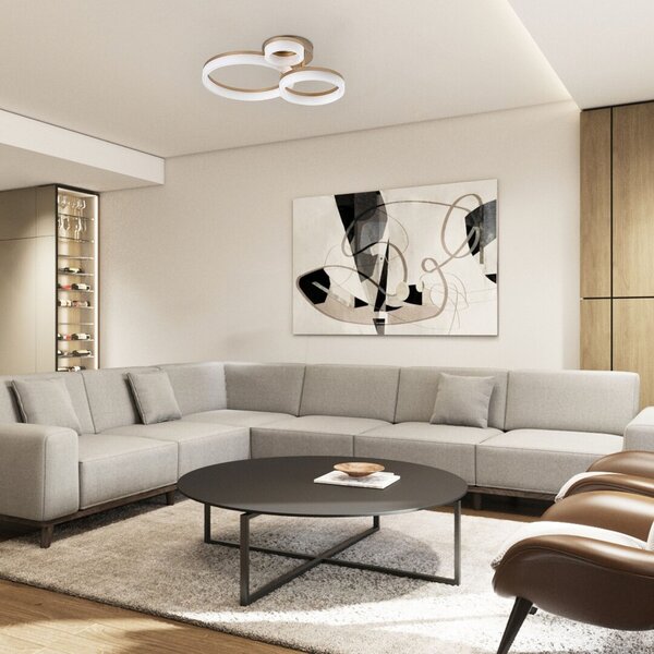 Rabalux Amilia lampă de tavan 3x24 W alb-auriu 71383