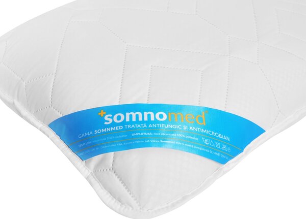 Perna Somnomed Antimicrobiana lavabila la 95 C - 50 x 70 cm, vidata