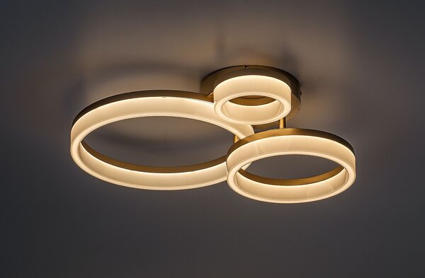Rabalux Amilia lampă de tavan 3x24 W alb-auriu 71383