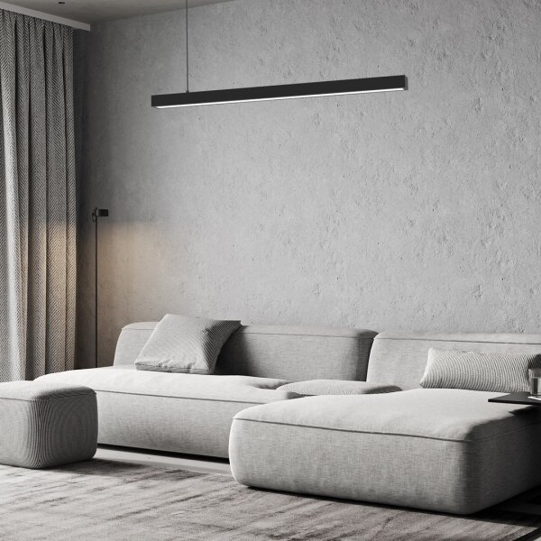 Lustr pe cablu LUNGO T8 1xG13/18W/230V negru