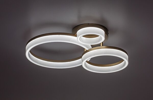 Rabalux Amilia lampă de tavan 3x24 W alb-auriu 71383