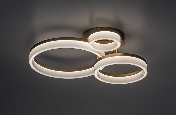 Rabalux Amilia lampă de tavan 3x24 W alb-auriu 71383