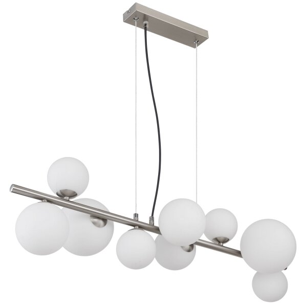 Lustră LED pe cablu RIHA 9xG9/3W/230V crom Globo 56140-9H