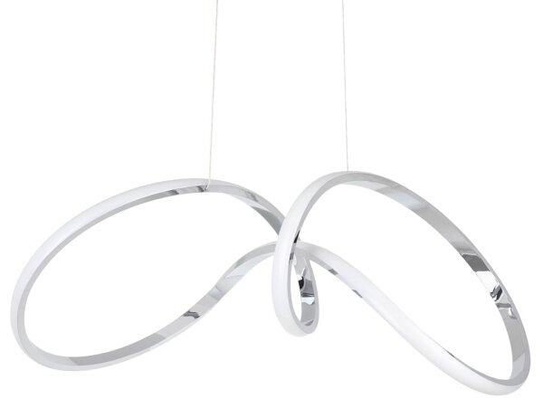 Lustră LED pe cablu TESORO LED/48W/230V crom lucios