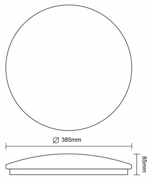Plafonieră LED STAR LED/36W/230V 3000-6500K + telecomandă