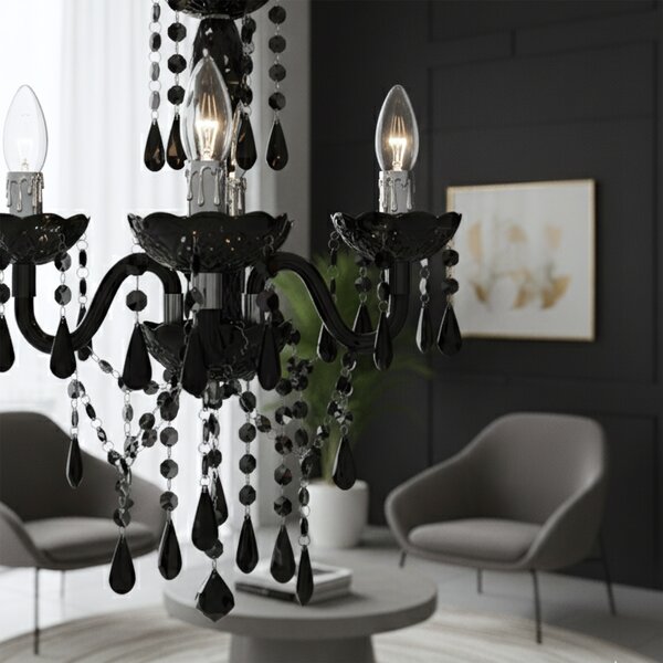 Lampă suspendată EBT005-3CP BLACK