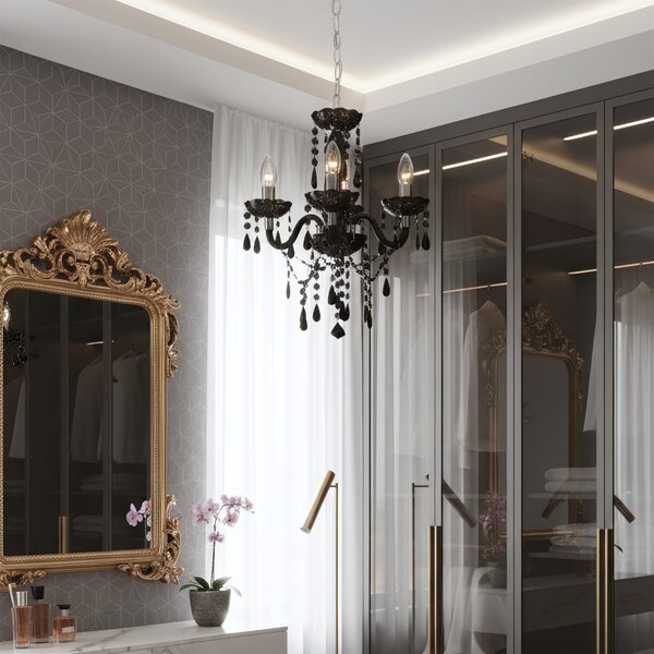 Lampă suspendată EBT005-3CP BLACK