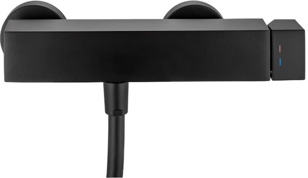 Kronenbach Quara 3.0 baterie de duș perete negru KB100360C11