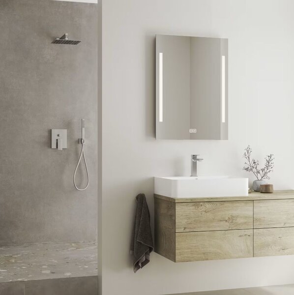Kronenbach Quara 3.0 baterie lavoar stativ oţel KB100350C15