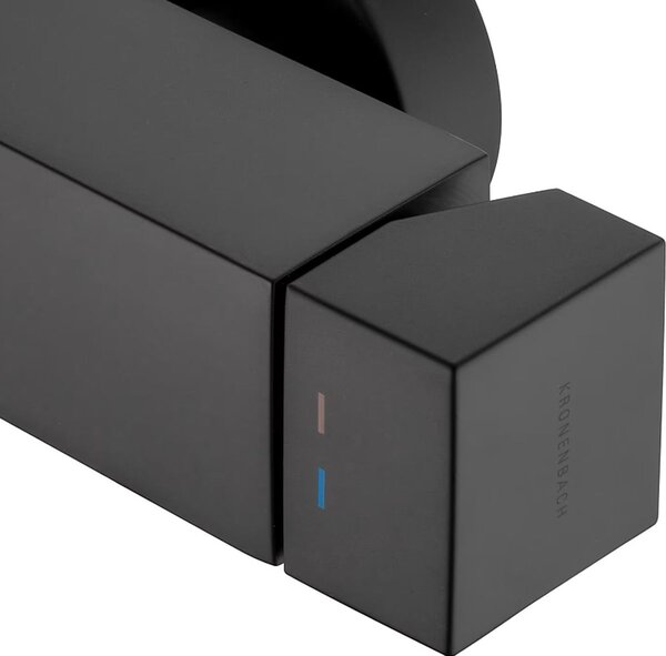 Kronenbach Quara 3.0 baterie de duș perete negru KB100360C11