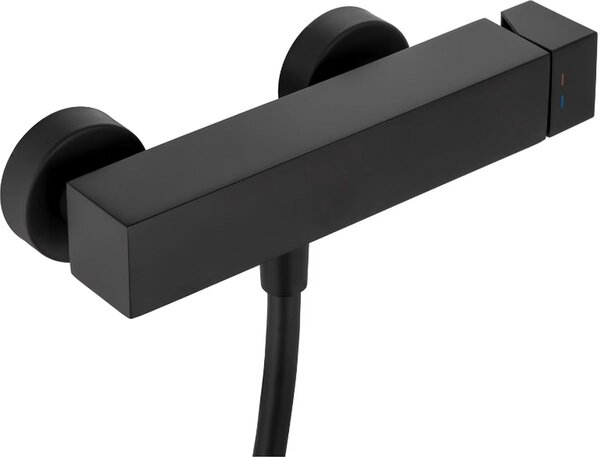 Kronenbach Quara 3.0 baterie de duș perete negru KB100360C11