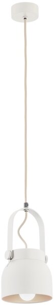 Lustră pe cablu LOGAN 1xE27/15W/230V d. 14 cm alb Argon 8290
