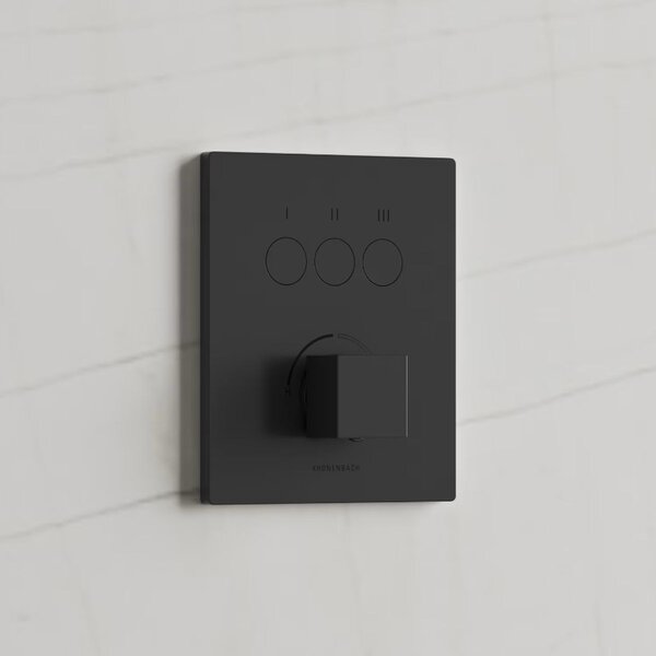 Kronenbach Smart Push baterie cadă-duș ascuns negru 19045003SM