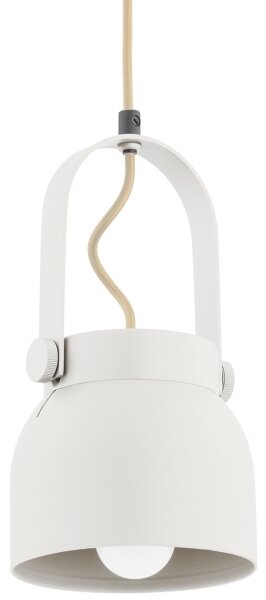 Lustră pe cablu LOGAN 1xE27/15W/230V d. 14 cm alb Argon 8290