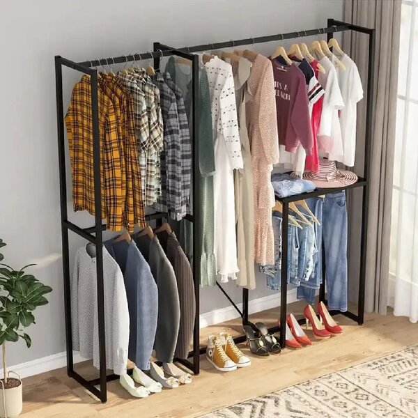 Sifonier City,din metal, culoare negru180x170 cm