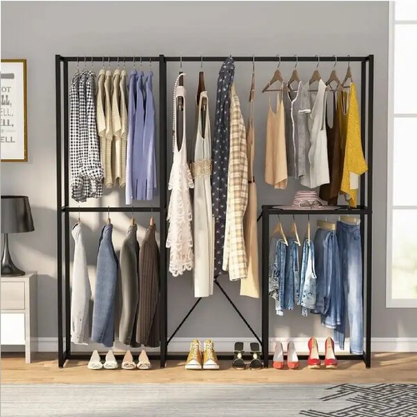 Sifonier City,din metal, culoare negru180x170 cm
