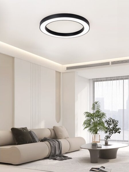 Plafonieră LED dimabilă PASTEL LED/68W/230V 95 cm negru Tuya Immax NEO 07210L + telecomandă
