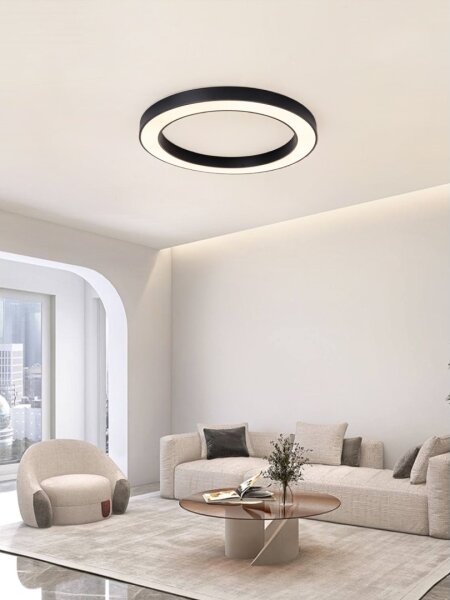 Plafonieră LED dimabilă PASTEL LED/68W/230V 95 cm negru Tuya Immax NEO 07210L + telecomandă