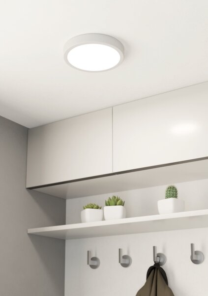 Eglo 900654 - Plafonieră LED pentru baie FUEVA LED/17W/230V albă IP44