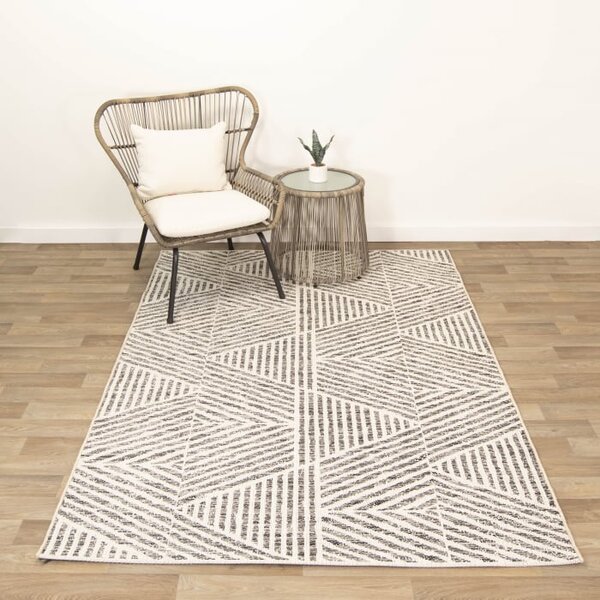 Covor Belgian, Preston 47176 960, Crem Gri, 160 X 230 cm 160 x 230, Dreptunghi