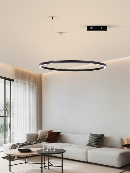 Immax NEO 07215L-LED Lustr FINO 60W/230V 80cm negru, dimabil, Tuya+DO