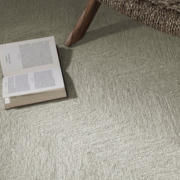 Covor crem țesut manual din amestesc de lână 120x170 cm Theodore Chevron – Asiatic Carpets