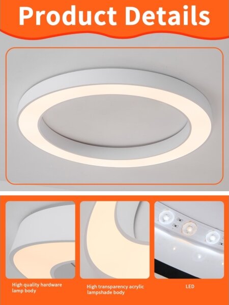 Plafonieră LED dimabilă PASTEL LED/68W/230V 95 cm alb Tuya Immax NEO 07213L + telecomandă