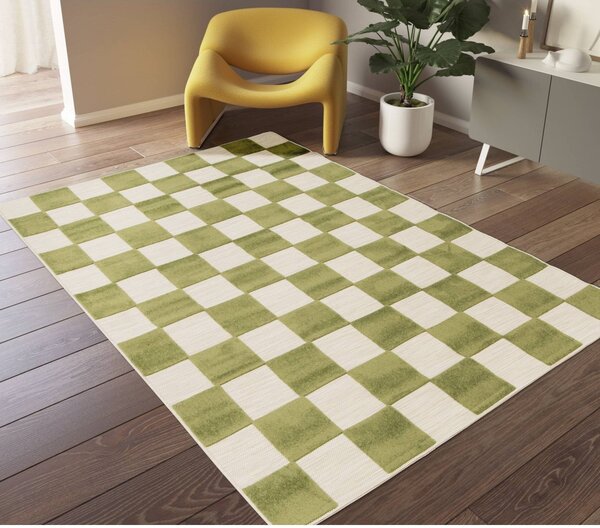 Covor Belgian, Mambo Monaco 23515 450, Crem Verde, 123x170 123 x 170